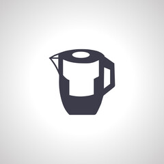 Electric kettle icon, teapot icon.