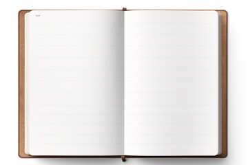 Endless Possibilities: Blank Open Notebook