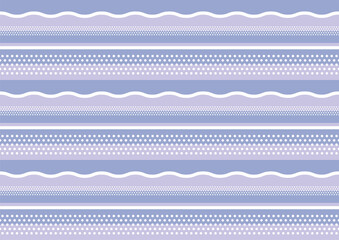 海のデザインイラスト_パープル