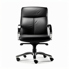 Office chair isolated on white background