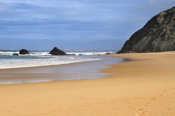 Beautiful Castelejo Beach in Algarve, Portugal