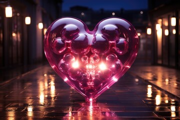 Vibrant Symbolism: Delving into the Intricate Meaning of a Neon Love Heart