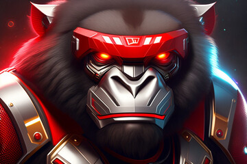 red motorcycle helmet with wings