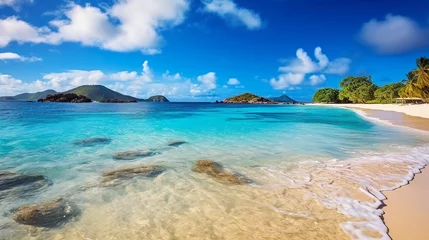 Foto op Canvas Stunning beach at Los Roques archipelago, in the Caribbean Sea, in Venezuela © Classy designs