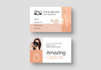 Photographer Business Card Layout