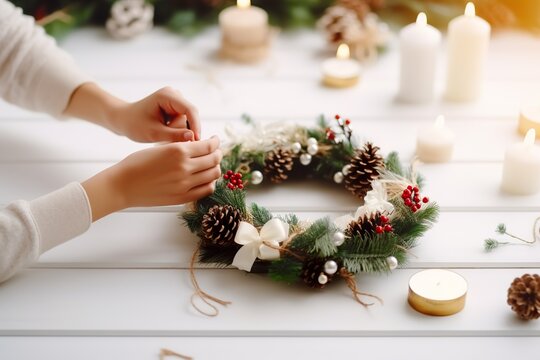 Crafty Christmas Magic: DIY Wreath Making