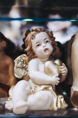 Figurine décorative représentant un ange chérubin mignon