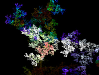 Imaginatory fractal abstract background Image