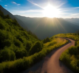 road in the mountains