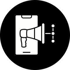 Mobile Marketing Icon