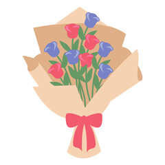 Flower Bouquet Illustration 