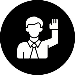 Raise Hand Icon