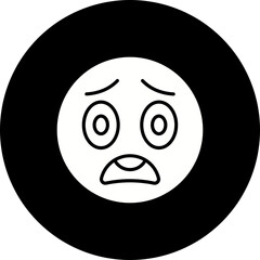 Fototapeta premium Worried Icon