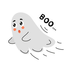 cute spooky illustration, ghost character, ghost, cute ghost, doodle ghost, halloween ghost, cute ghost character, boo, cartoon ghost