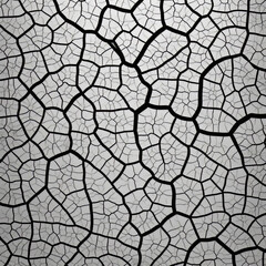 Black and White Cracked Graphic Design Background