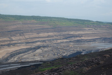 Fototapeta na wymiar mine, coal, atmosphere in a coal mine