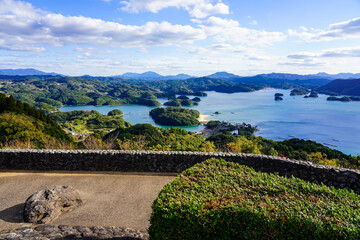 いろは島展望台から多島海の眺め（佐賀県唐津市）