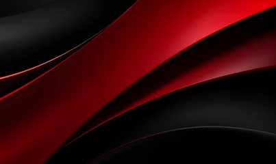 Gardinen abstract black and red wave background, Black Friday background © Tudose