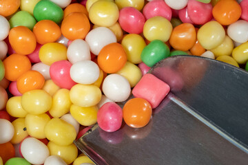 Sweets in candy shop. Raj dla dzieci, Dzieciństwo, Childhood. 