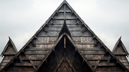 ancient wooden roof