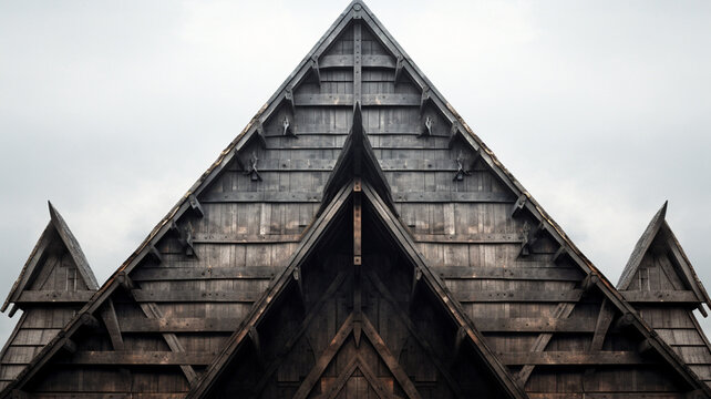 ancient wooden roof