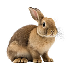 Obraz premium rabbit on a transparant background, PNG, Generative Ai.
