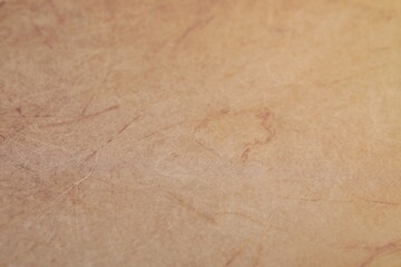 Texture of parchment paper as background, closeup