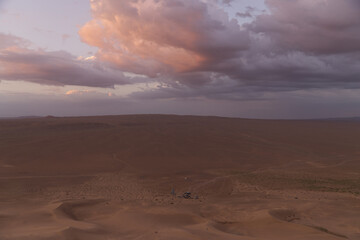 Khongoryn Els dunes at sunset, Gobi desert