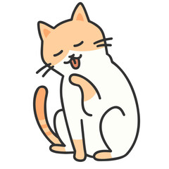 cute cat doodle