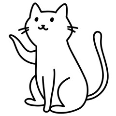 cute cat doodle