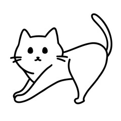 cute cat doodle