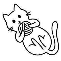 cute cat doodle