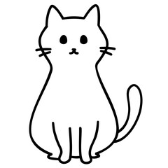 cute cat doodle