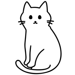 cute cat doodle