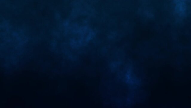 Dark blue dramatic background with smoke,clouds