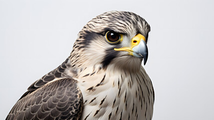 Fototapeta premium Falcon on white background