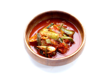 Kimchi korea food, cucumber kimchi