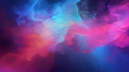 Abstract colorful multicolored smoke spreading bright background