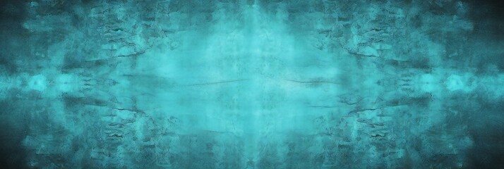 Fototapeta na wymiar Abstract dark aquamarine turquoise concrete stone paper texture