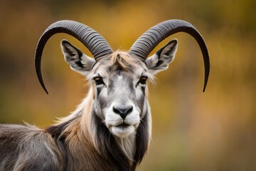 portralt of goat generated by AI