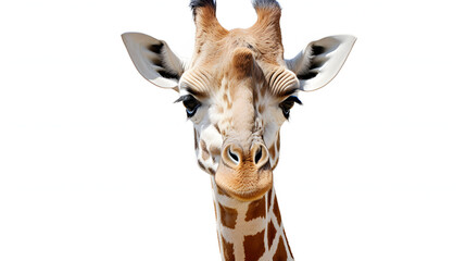 Obraz premium Giraffe on white background