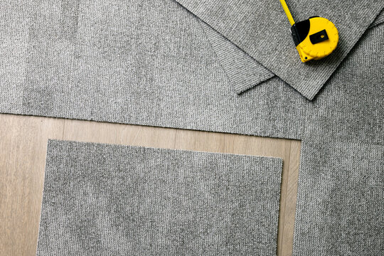 self adhesive carpet tile installation