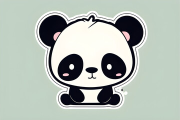 Fototapeta premium a baby panda. Generative AI