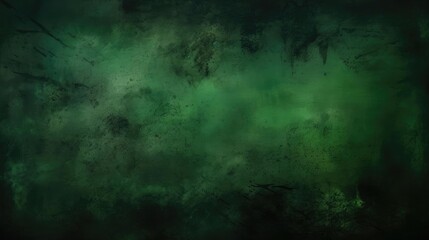 abstract dark green grunge background 