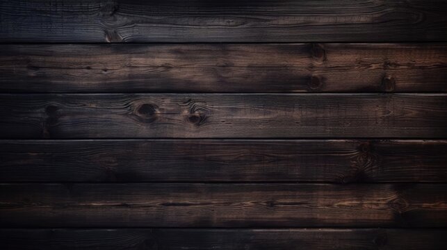 abstract dark wooden planks background 