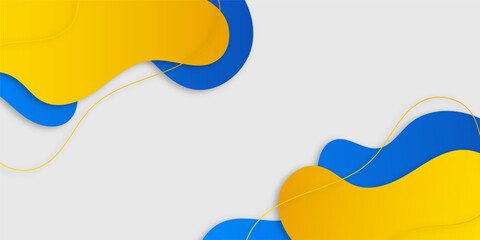 Banner abstract background vector gradient shape design