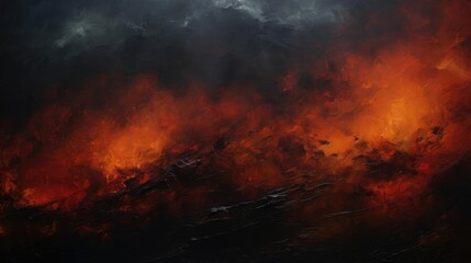 Abstract thick dark oil paint background 