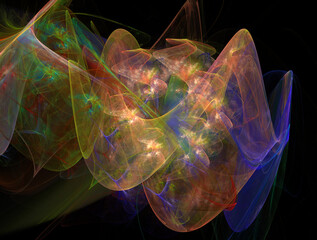 Imaginatory fractal abstract background Image