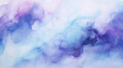 Fototapeta na wymiar abstract blue and purple fluid watercolor wash background 