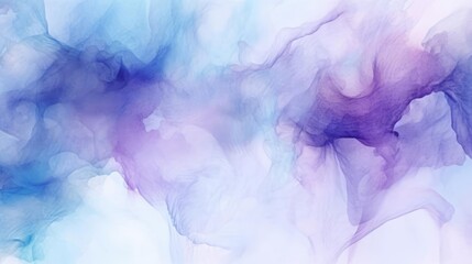abstract blue and purple fluid watercolor wash background 
